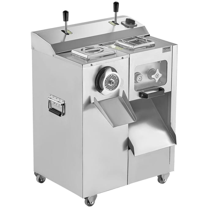 Commerciële Elektrische Vleesmolen Slicer 6.3 kg/Min Worststopper Maker