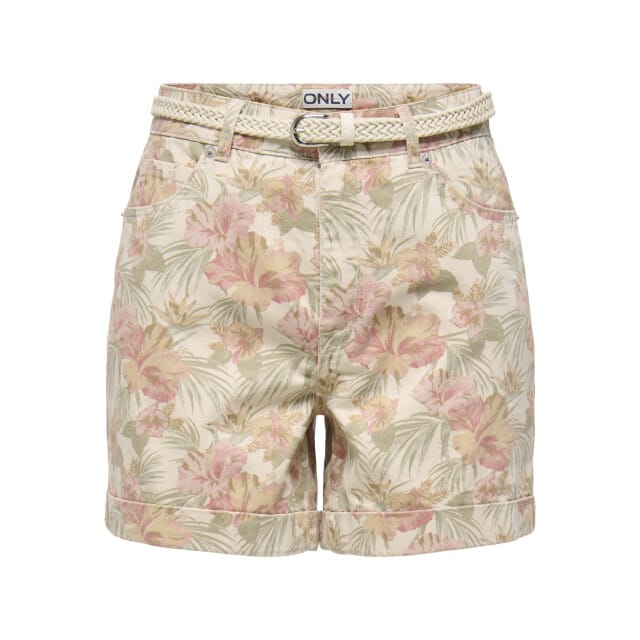 Only Onlvega-silla hw mom belt shorts pn