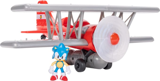 Sonic Tornado biplane inclusief 6,5 cm figuur