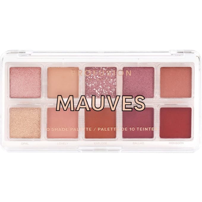 Profusion Essentials 10 Shade Palette Mauves 103 g