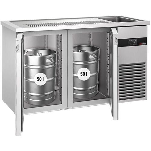 GGM Gastro Biertheke PREMIUM - 1550x700mm - 2 Türen