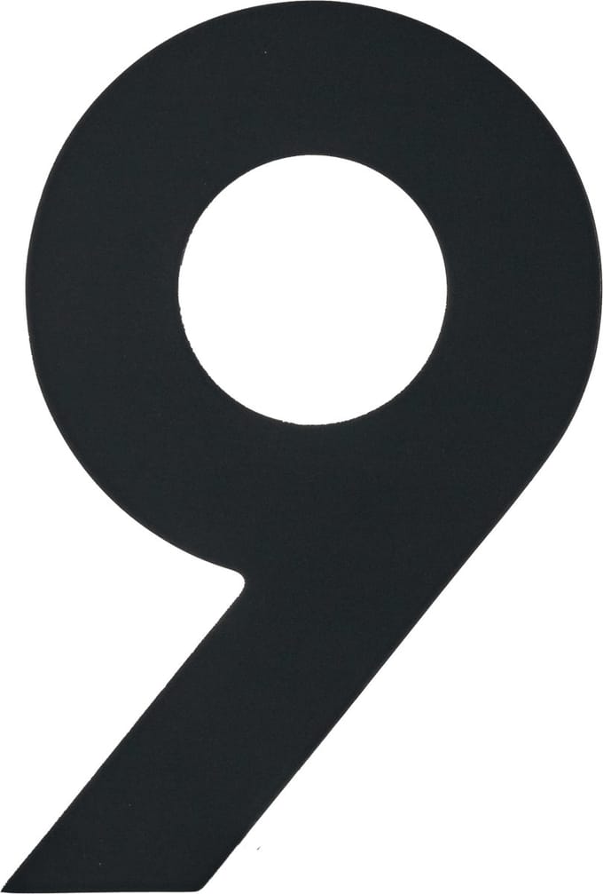 Figura - Zwart Huisnummer 9