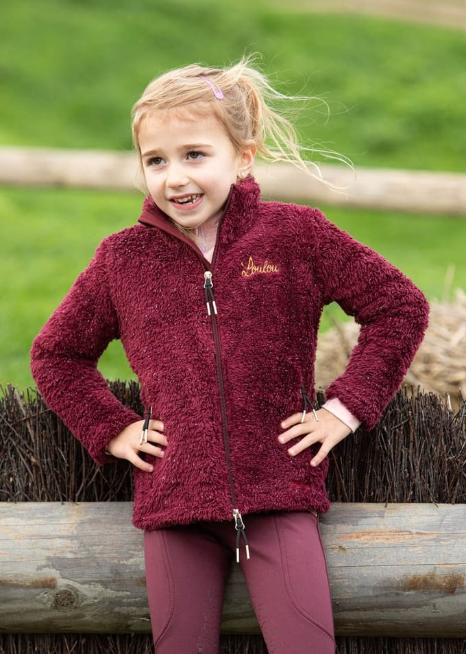 Harry's Horse Vest LouLou Le Corbier Maroon - 128