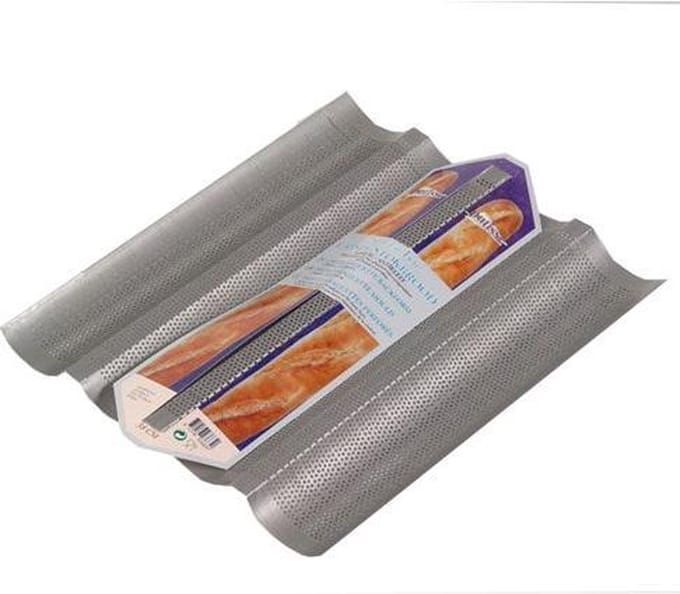 Patisse Silver Top Stokbroodvorm 4-delig 38cm