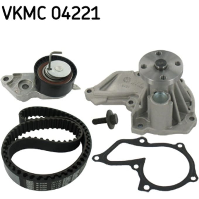 Waterpomp + distributieriem set PowerGrip® SKF VKMC 04221