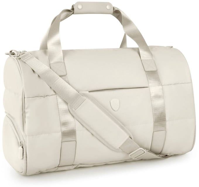 HEYS reistas The Puffer Duffel Bag White crème
