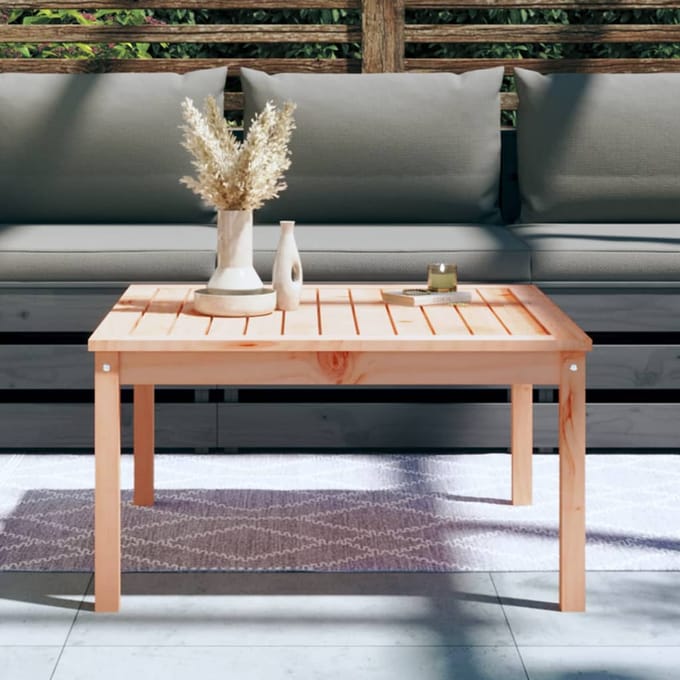 vidaXL - Tuintafel - 82,5x82,5x45 - cm - massief - douglashout