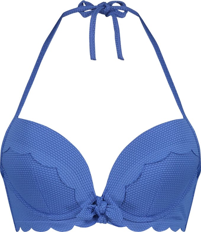 Hunkemoller Scallop padded bikinitopje Dames Bikinitopje - Maat E75