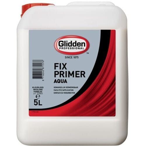 Glidden Primer - Goede hechting - Impregnerend - Vermindert zuiging - Kleurloos / Transparant - 5 Liter