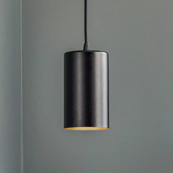 TEMAR LIGHTING Hanglamp ZW Tube 170, 1-lamp, zwart