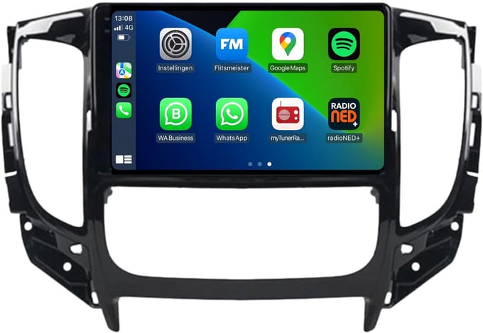 CarPlay autoradio geschikt voor Mitsubishi Triton | 2015 t/m 2018 | Android 13 | Draadloos Apple CarPlay & Android Auto | 2GB + 32GB | 8-Core | Davilon | 2025 model | 2015 2016 2017 2018 | Bluetooth & Wifi