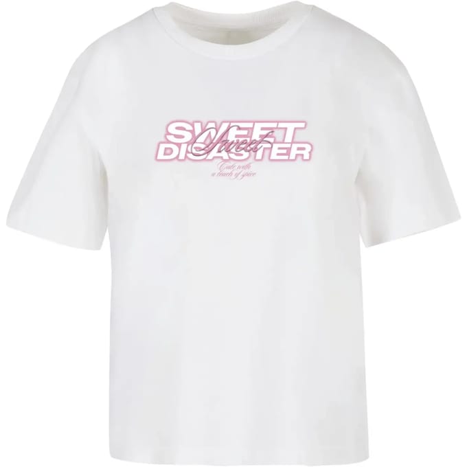 Dames-T-shirt Miss Tee Sweet Disaster