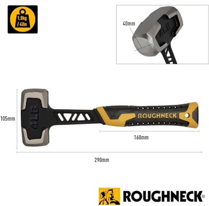Clubhamer 1.8 kg met V-Shock Antivibratie Technologie