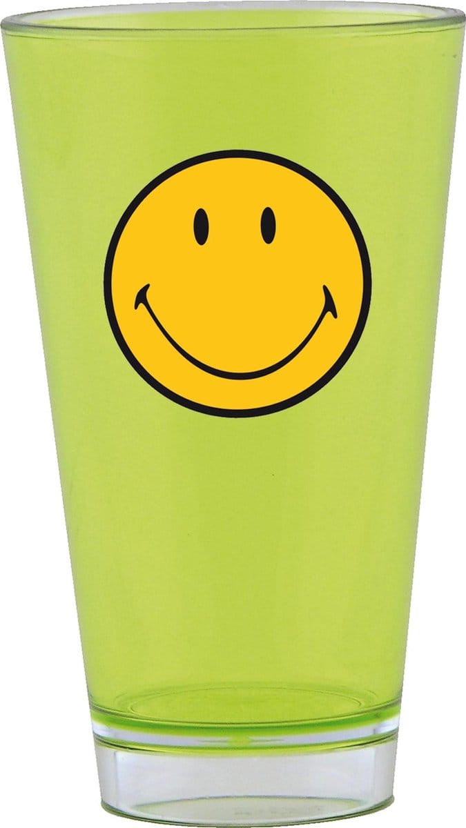 Zak! Designs Smiley Classic Drinkbeker - 33 Cl - Groen