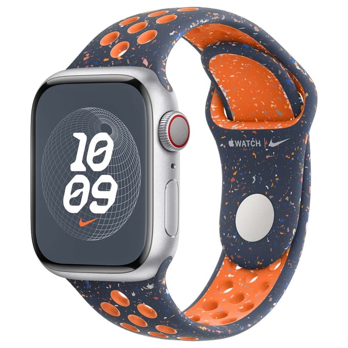 Nike Sport Band voor de Apple Watch | 38/40/41/42 mm - Maat M/L - Blue Flame