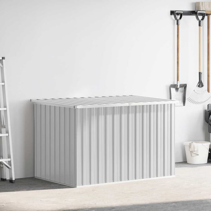Coffre de rangement de jardin Gris 149x99x93 cm