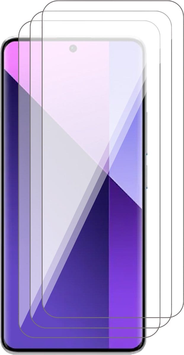 Screenprotector geschikt voor Xiaomi Redmi Note 13 Pro Plus - 3x Glas Screen Protector