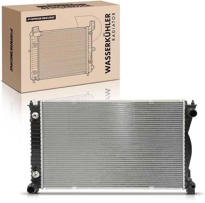 Frankberg 1x radiator waterkoeler motorkoeler voor Audi A6 27 30L