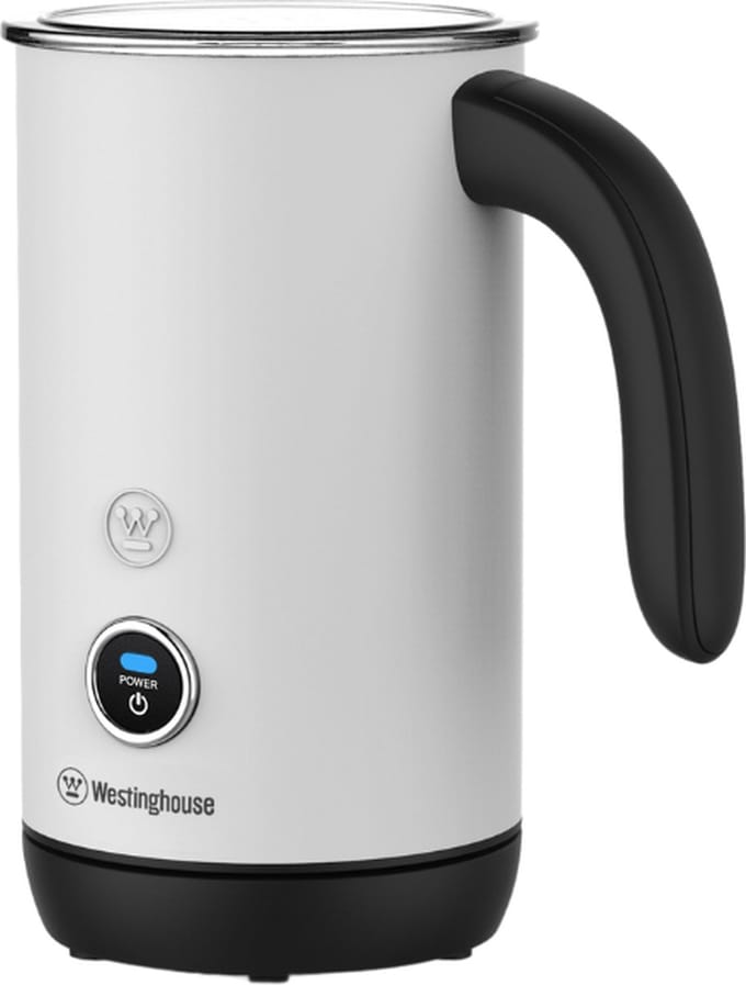 Westinghouse Elektrische Melkopschuimer – 200 ml – Vaatwasserbestendig – Cappuccino Maker – Wit