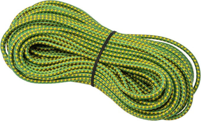 Spanband - Elastische band - Tarp Spannen - Rubberen Kern - 6 mm x 20 m - Onbekend