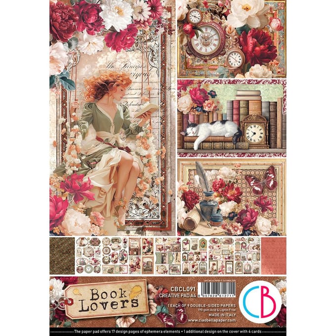 Papier set "Book Lovers"