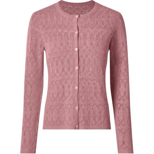 ESMARA Dames vest met linnen (Lichtroze, S (36/38))