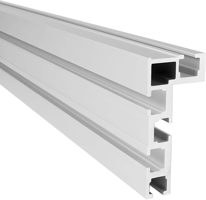 Dailygoods - T-groefrail 75 mm Aluminium voor Houtbewerking