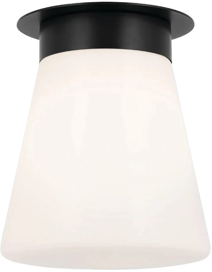 Kichler LED Plafondlamp Albers | 1X E27 Max 40W | Black