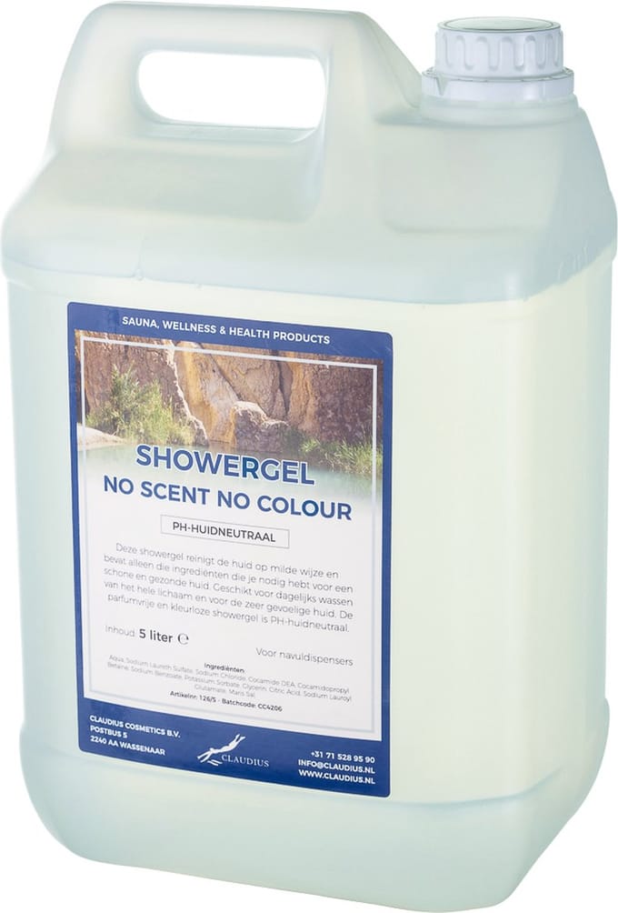 Douchegel No Scent No Colour 5 liter - Showergel - Navulling