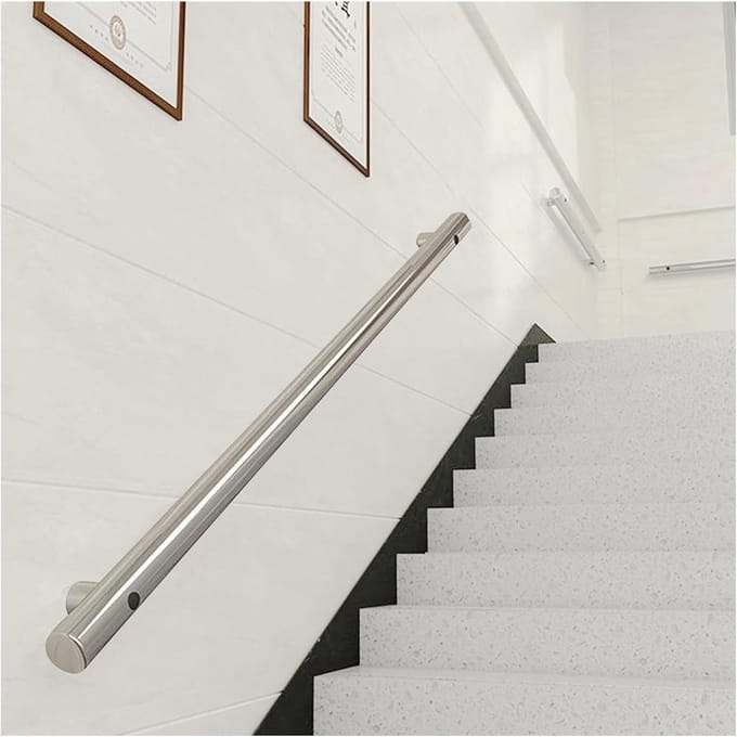 Trapleuning RVS - Steunbeugel - Veilig Traplopen - Duurzaam Metaal - 30cm