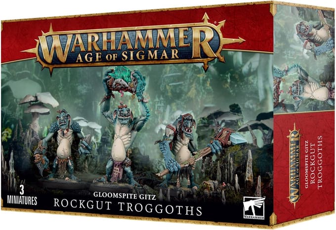 Warhammer Age of Sigmar Gloomspite Gitz Rockgut Troggoths