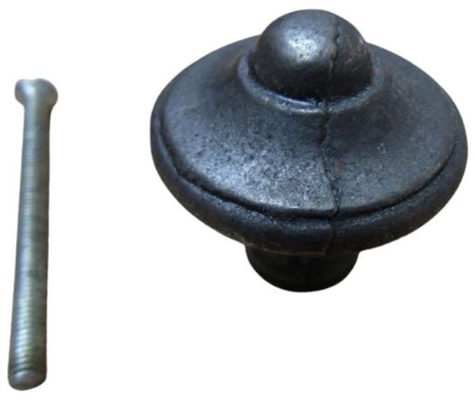 Decorative Dome Cabinet Knob Antique Iron 30mm