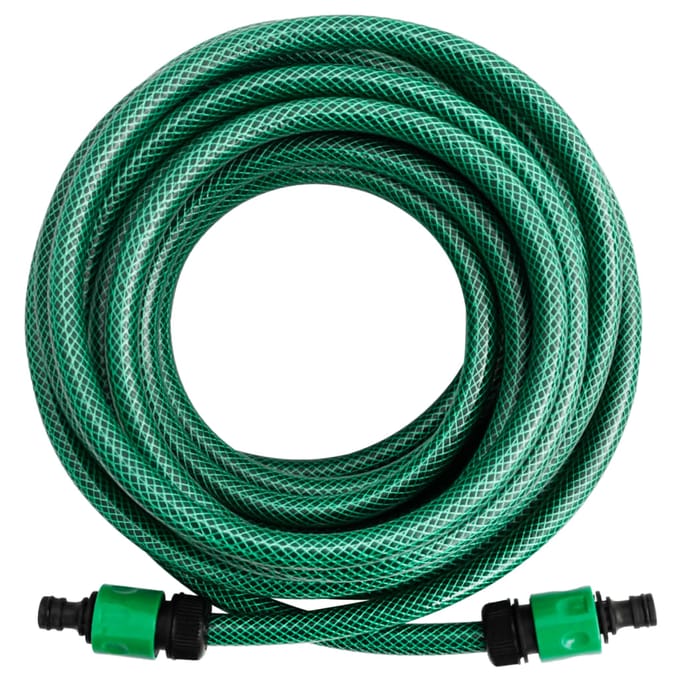 vidaXL Zwembadslang 100 m PVC groen