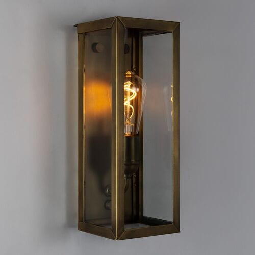 KS Verlichting Muurlamp Belfort Antiek Messing