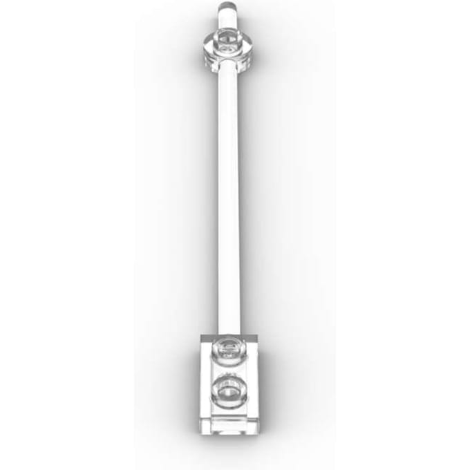 MOC 10 STUKS 99784 Staaf 12L Met 1 x 2 Plaat Einde Holle Studs Bouwstenen Kit 42445 Plaat Bakstenen Deeltje DOE-HET- white