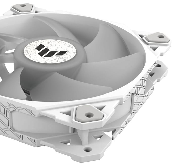 ASUS TUF GAMING TF120 Wit ARGB 3IN1 - Case ventilator - 120mm - Wit met RGB-licht - 29 dBA