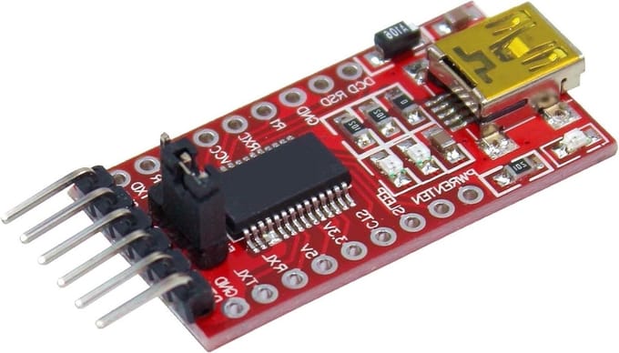 USB naar TTL Serieel Converter Adapter Module 3.3V/5V - Set van 4 voor Arduino en Raspberry Pi