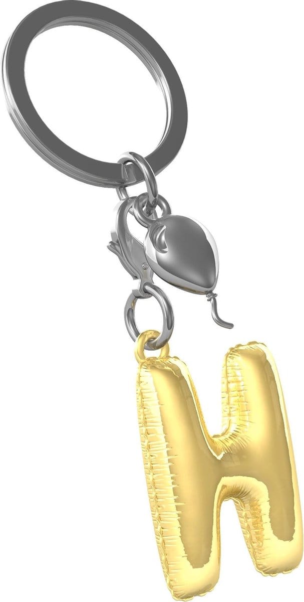 Metalmorphose Initialen Alfabet Sleutelhanger Letter H