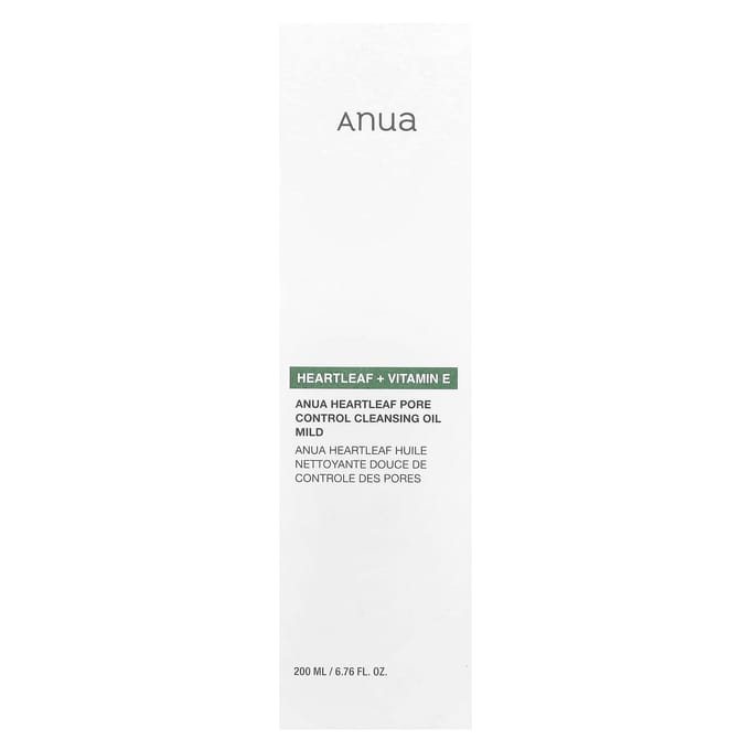 ANUA Heartleaf Pore Control Reinigingsolie Mild 200ml (3 opties) #Mild 200ml x 3pcs