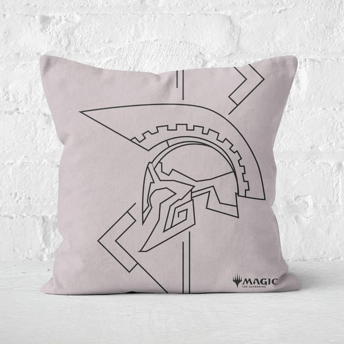 Magic: The Gathering Theros: Beyond Death Helmet Profile Square Cushion - 60x60cm - Soft Touch