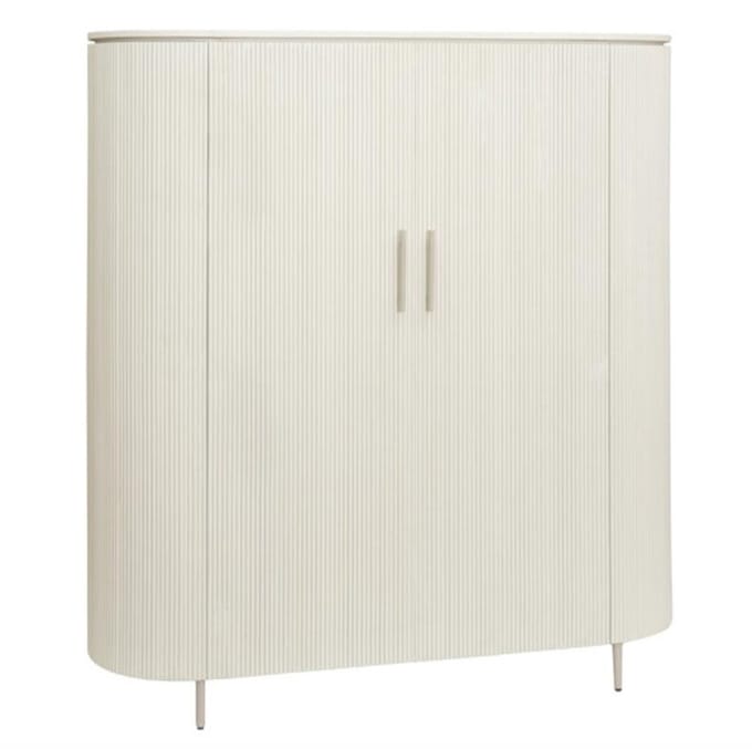 Tower Living Opbergkast Corbetta halfhoog 145x45x135 cm - Wit