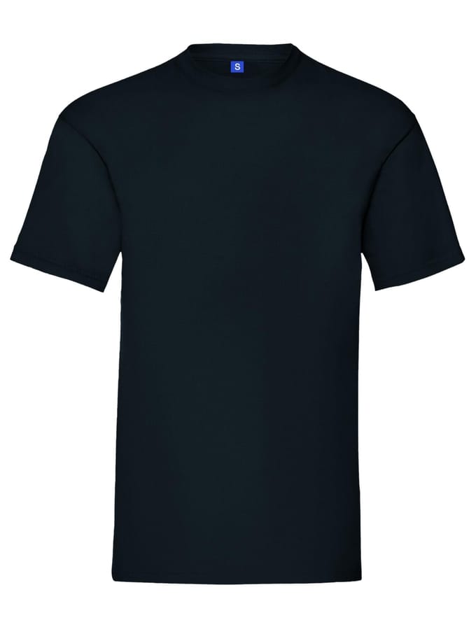 Kruze Heren Crew Neck T-Shirts (5 Pack) - Navy