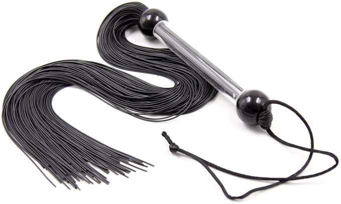 Smart Moves - Flogger - Siliconen Strengen - 51 cm - Zwart