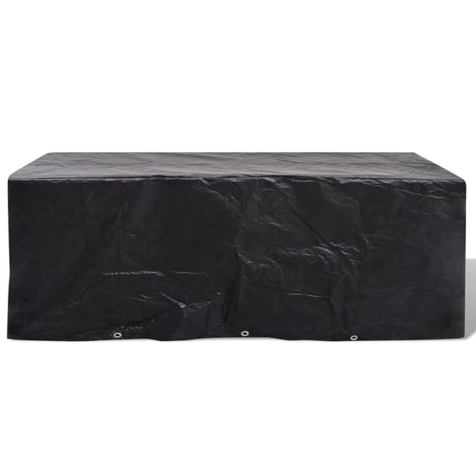 vidaXL - Tuinmeubelhoezen - poly - rattan - 2 - st - 8-persoons - 229x113 - cm