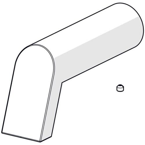Hansa replacement spout, complete 16 cm 59913174