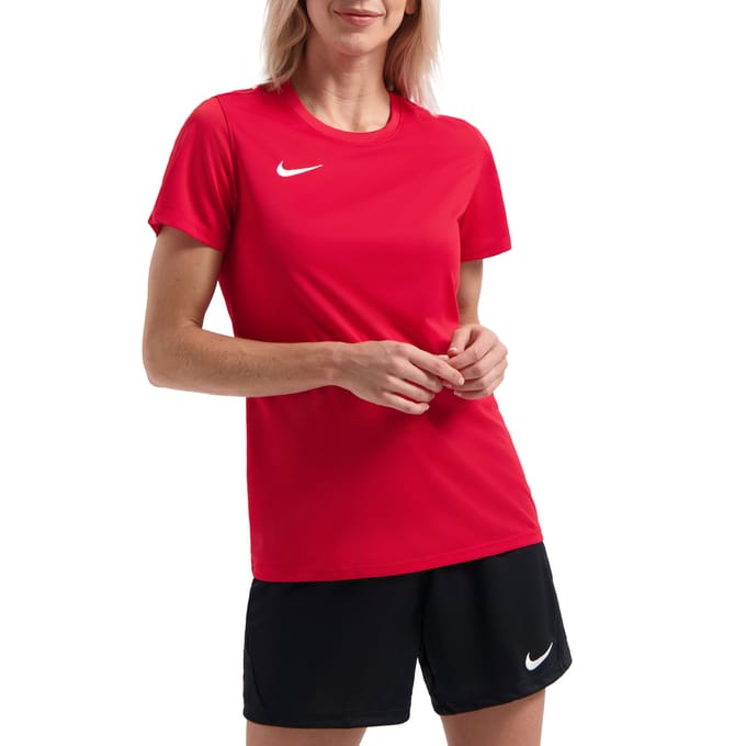 Nike Park VII SS Sportshirt - Maat M  - Vrouwen - rood