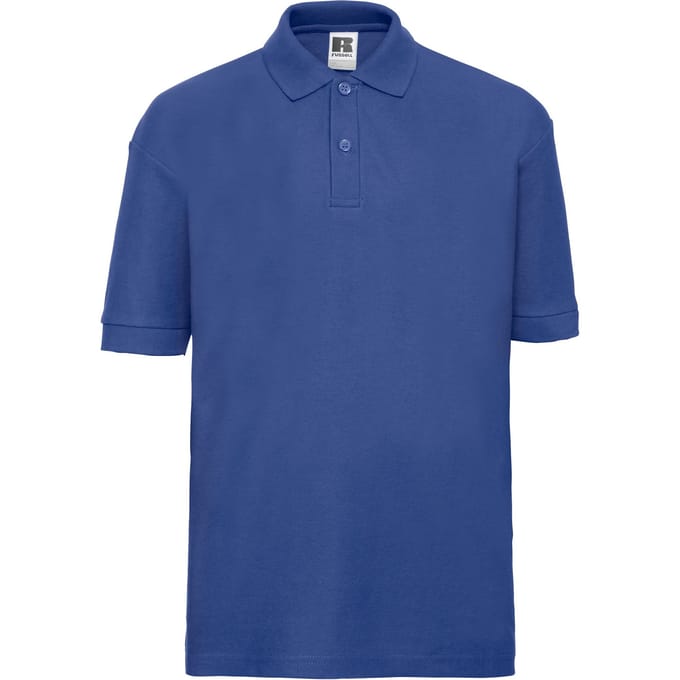 Russell Kinder/Kinder Piqué Poloshirt (Helder Koningsblauw)