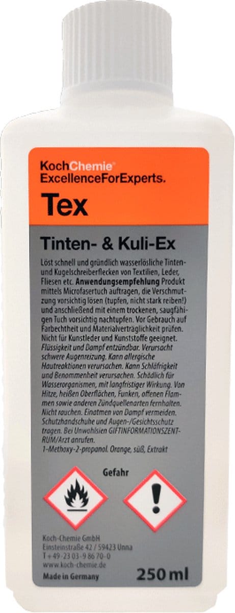 KOCH CHEMIE - Tex - Tinten & Kuli-Ex - 250ml