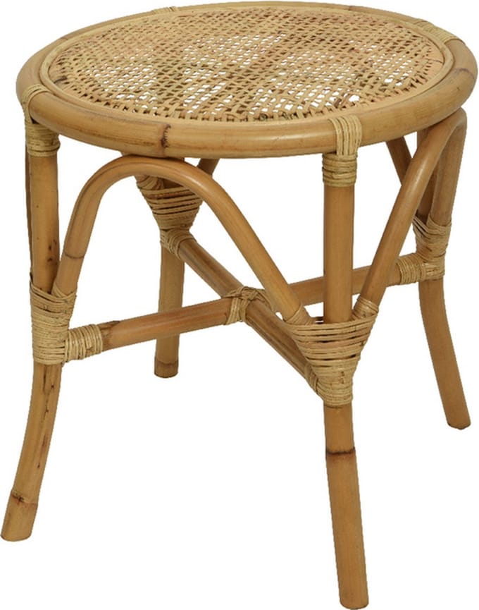 Meubels - Stool Rattan Indoor Natural 43x43x44cm