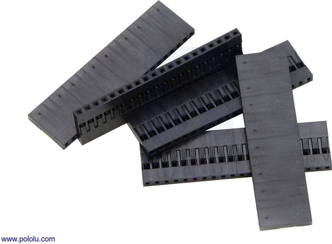 Dupont stekker Behuizing 20pin 5 stuks Pololu-1991